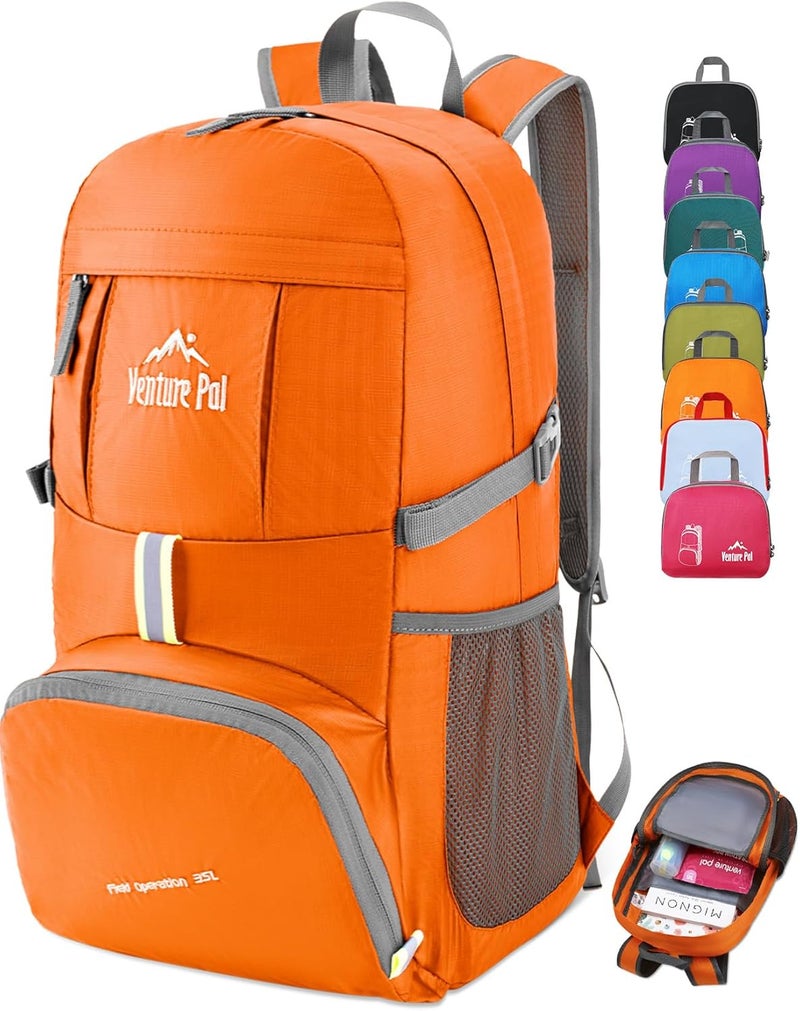 Venture Pal 35L Ultralight Lightweight Packable Foldable Travel Camping Hiking Outdoor Sports Backpack Daypack - Image 1